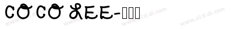 COCO LEE字体转换